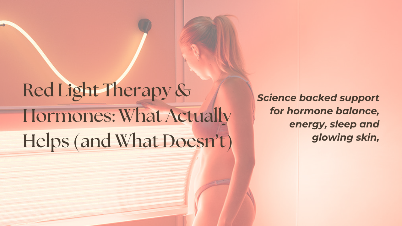 Red Light Therapy & Hormones: What Actually Helps (and What Doesn’t ...